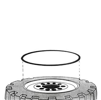Felgen-Dichtring 25" O-Ring EM 9 mm