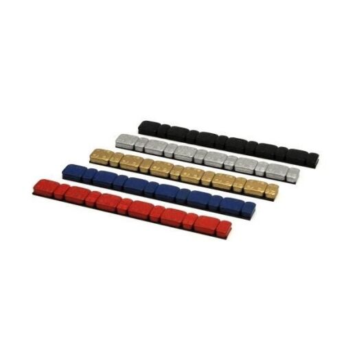 Motorrad-Klebegewicht Stahl Set 45 g 50 Stück