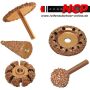 Anroller 38 3 mm geriffelt Reifen-Reparatur