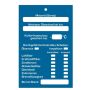 Anhänger Inspektion Service inkl. Draht 100 Stück