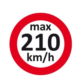 Aufkleber Geschwindigkeit Winterreifen max 160 km/h