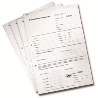 Formular zur Rad Reifen Lagerung 25 Satz 4-fach