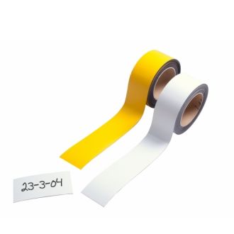Magnet Lagerschild 50 mm hoch gelb 10 m