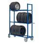 Stabiler Reifenwagen 3 Ebenen blau
