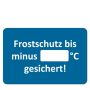 Frostschutz bis minus C gesichert 250 St&uuml;ck