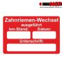 Aufkleber Service Zahnriemen-Wechsel 250 Stück
