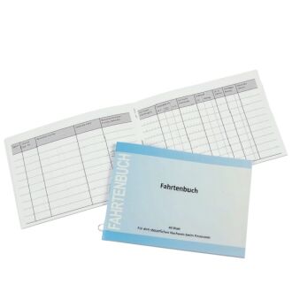 Fahrtenbuch DIN A6 quer 44 Seiten