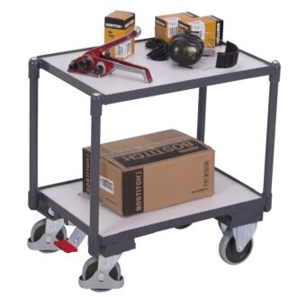 ESD Euro-System Roller mit 2 Ladeflächen 10mm Rand