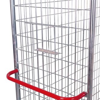 Kommissionierwagen verzinkt mit Tasche A4 quer