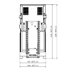 Hubgerät Hebegerät Tower Lift für Reifen 2.0