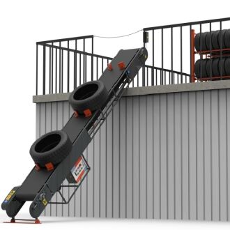 Förderband für Reifen 4,6 Meter