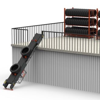 Förderband für Reifen 7 Meter