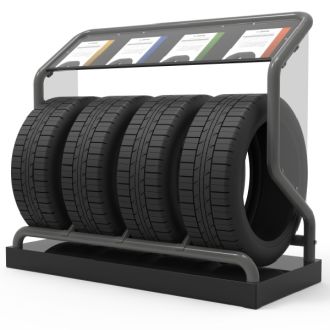 Display Gestell Verkauf PKW und SUV Reifen