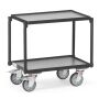 Etagen-Roller 2 Böden aus Holz grau