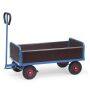 Handwagen 2-Achsen mit 4 Wände Gummireifen