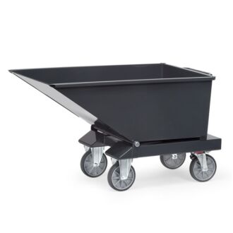 Muldenkipper 250 Liter ohne Ablasshahn grau