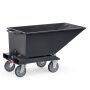 Muldenkipper 250 Liter mit Ablasshahn grau