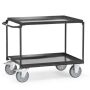 Tischwagen mit Wannen 2 Blechwannen grau