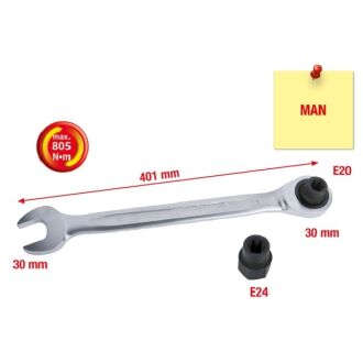 MAN Bremssattel-Stecknuss-Satz 3-teilig
