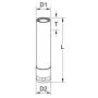1/2" Alufelge Kraft-Stecknuss Hyundai Kia lang MS21
