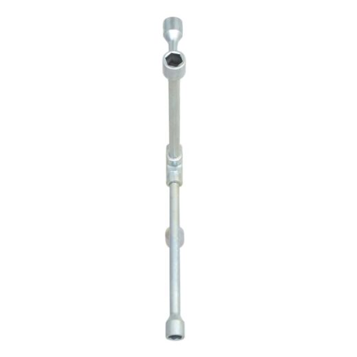 L-förmiger Radschlüssel Aus Chrom-Vanadium-Stahl – 24 Mm, Mit Ausziehbarem Griff, Für Auto & LKW