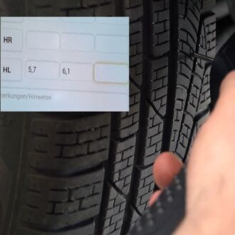 Reifendruck-Messgerät für Lager-System Reifen