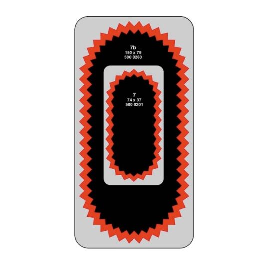 Schlauchflicken 74 x 37 mm PKW Motorrad 100 Stück