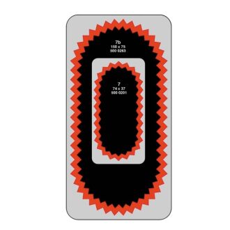Schlauchflicken 74 x 37 mm PKW Motorrad 100 Stück