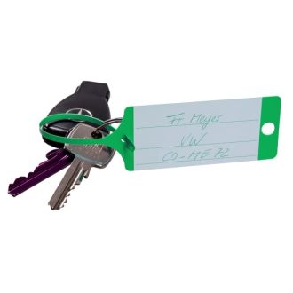 Schlüssel-Anhänger grün mit Schlaufe