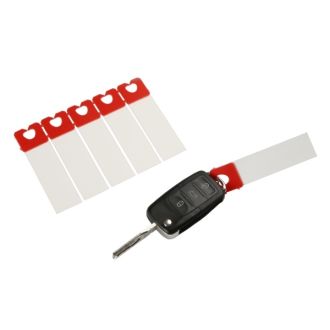 Auto Schlüssel-Anhänger rot mit Easy-Clip 1000...