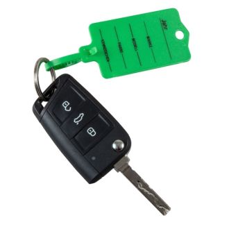 Schlüssel-Anhänger Kunststoff grün 200 Stück