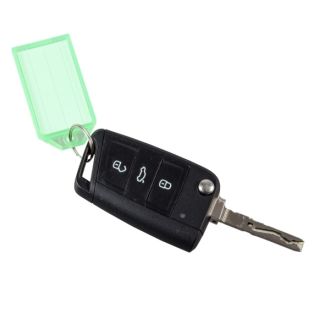 Auto Schlüssel-Anhänger Kunststoff grün...