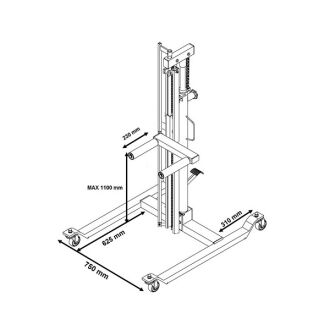 Radheber 60 kg PKW SUV Transporter