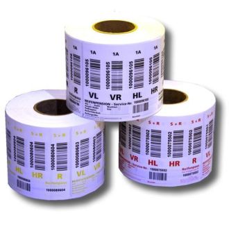 Tyre Wheel Tire Tags Bacode Marking Label for storage