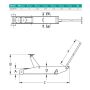 Lufthydraulisch Wagenheber 1,6 t flach 77 mm