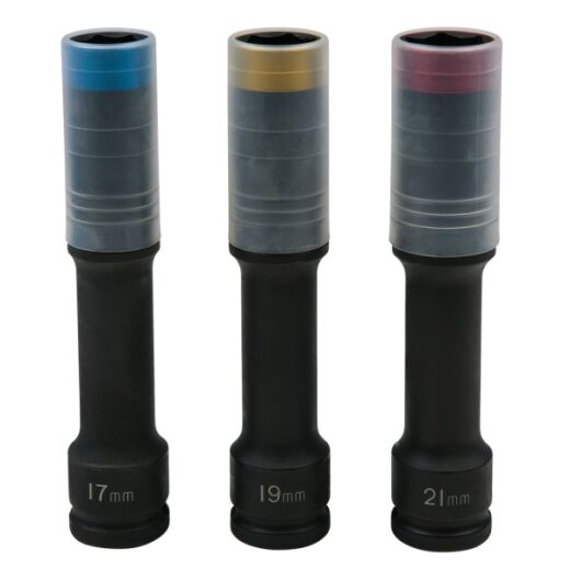 1/2" Alu-Felge Kraft-Stecknuss-Satz 3 teilig