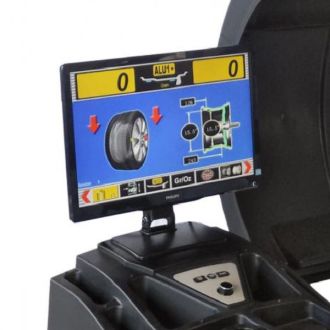 Reifen Montier- Wuchtmaschine 3D Monitor Montagearm rechts