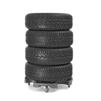 Reifen- Roller Rollbrett mit Schutzmatte Set