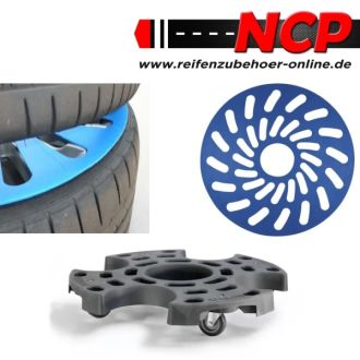 Reifen-Roller für den Transport mit Schutzmatte Set