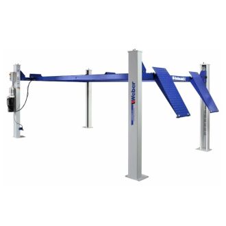 4 Säulen Hebebühne PKW Transporter mit Achsfreiheber