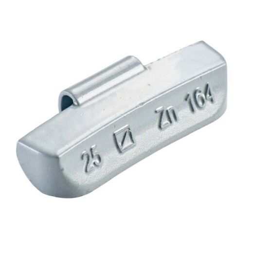 PKW Schlaggewicht 25 g Typ 164 Zink Silber 100 Stück