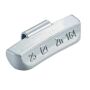 PKW Schlaggewicht 25 g Typ 164 Zink Silber 100 Stück
