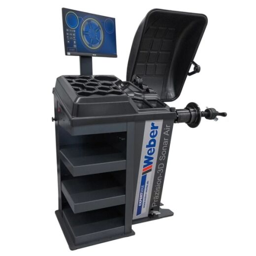 Rad-Wuchtmaschine 3D Sonar Air PKW Transporter Reifen