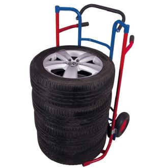 Reifenkarre klein Transport von Reifen Gummireifen