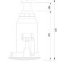 Hydraulik Wagenheber 10 t 370 - 630 mm Traktor