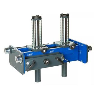 Luft-Hydraulisch Achsfreiheber 2 Zylinder 15t