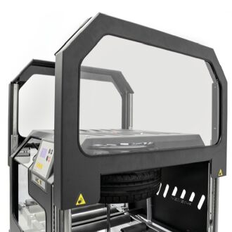 Füllstation Reifen mit Sicherheitsglas Rollentisch 7...