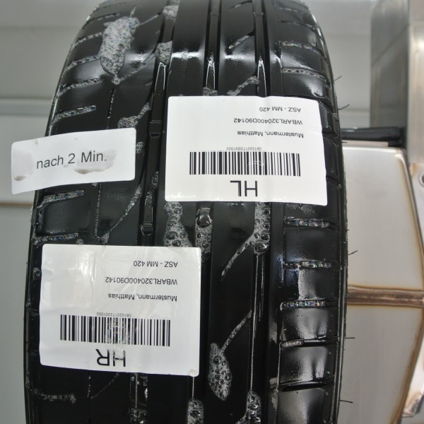 Aufkleber Etiketten zum selber Drucken Test Reifen Waschmaschine
